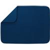 S&T INC. Tappetino scolapiatti per cucina, assorbente, reversibile, XL, in microfibra, 45,7 x 61 cm, blu navy