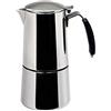ILSA Omnia Express Caffettiera Espresso, Induzione, Acciaio Inox 18/10, Tazze 2