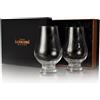 GLENCAIRN Bicchieri per degustazione whisky in scatola di presentazione doppia nero/oro Glencairn