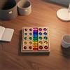 40 Pezzi Set di Cubi Arcobaleno Trasparenti Educativo per Stanza Dei Giochi