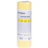 DONAU HOME Panno con 70% viscosa/panno di alta qualità su rotolo/panni per la pulizia per mobili/resistente/assorbente/morbido/senza alie/rotolo/23 x 39 cm/25 fogli/giallo