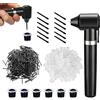 Unihuby Set di macchine per tatuaggi con 50 tappi per tatuaggi e 50 bastoncini di miscelazione elettrici