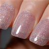 Ozzeal Smalto UV con glitter, 15 ml, trasparente, argento iridescente, luccichio - Primavera Estate arcobaleno Soak Off UV LED