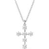 Swarovski Collana da donna Insigne croce placcato rodio 5675576