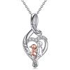 YFN Sorella Regali Fratello e Sorella Argento Sterling Infinity Collana Gioielli per Compleanno e Natale