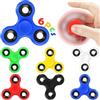 SCIONE Confezione da 6 mini fidget spinner (6,3 cm) | Dimensioni ridotte, premi per la classe e sacchetti festa | Giocattoli sensoriali per bambini e adulti | Rosso, blu, verde, giallo, nero, bianco