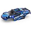 Womaqu RC Car Carrozzeria Ricambio 1:14 - Robusto corpo in PVC con striscia luminosa a LED, blu nero, compatibile con HS14322