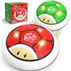 POPERFUN Pallone Calcio Fluttuante con Luci a LED Incandescenti, Hover Soccer Ball Interni Esterni Giocattoli da Calcio per Ragazzi Ragazze 3-12,Air Power Ball Compleanno Natale Regali 2 Pack