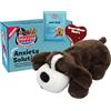 Snuggle Puppie Snuggle Puppy Peluche originale per cani con battito cardiaco per alleviare l'ansia e calmare l'ansia, comodo giocattolo per addestramento comportamentale a Pitty