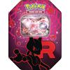 Pokémon - Gioco di carte collezionabili: Tin-Box Team Rocket - Mewtu-ex (1 carta promozionale olografica e 4 boosterpack)