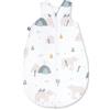 Julius Zöllner 9161010090 - Sacco nanna per tutte le stagioni, 100% cotone, misura 110, 24-48 mesi, standard 100 by OEKO-TEX Mountain Bear, colore: Bianco