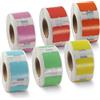 BETCKEY - 6 Rotoli 11353 Etichette Colorate(Set di 6 colori) Compatibile con DYMO S0722530, 13mm x 25mm, 6000 Etichette Multiuso Utilizzo per LabelWriter 450 4XL NON per 550 o 5XL