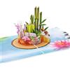 Favour Pop Up® - Biglietto di buono benessere 3D per spa e relax TF054