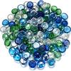 YITYDaMai Ciottoli di Vetro, Pietre in Vetro Decorative Perline Pepite Tessere Mosaico, 1000 G/200 Pezzi Gemme Ciottoli Colorata per Decorazione Acquario Vasi Ciotole da Giardino