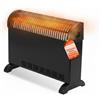 Wintem - Termoconvettore Elettrico da Pavimento Kenya 2000W per Riscaldamento Casa Silenzioso con Termostato Regolabile e Protezione Surriscaldamento, Ideale come Stufa a Basso Consumo (Nero)