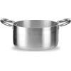 Wintem Casseruola Alta in Alluminio con due Maniglie in Acciaio Inox 32cm - Ecofriendly e Resistente al Calore fino a 300°C - Compatibile con Piani a Induzione, Vetroceramica, Gas ed Elettrico