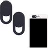 DBOO 2 cover per webcam diapositive, ultra sottile in metallo, per MacBook Pro, MacBook Air, laptop, iPad Pro, iMac, PC/Computer, Tablet, iPhone, Privacy Cover