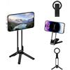 ikBrtaiay Treppiede e supporto per cellulare 3 in 1 magnetico in alluminio, pieghevole, supporto rapido MagSafe, mini selfie stick, compatibile con iPhone 17-12