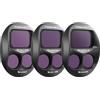 Freewell, filtro ND Split 3-Pack per DJI Mavic 4 Pro - Split ND128/ND64, ND256/ND128, ND512/ND256 - Per giornate molto soleggiate