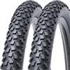 MetersGod 2Pcs 26x2.0 Pneumatici per Bici 26 Pollici Copertone per Bici 50-559 Compatibile Mountain/Off-Road 26x1.95 26x2.0 26x2.10 Pieghevole Pneumatici per Bici