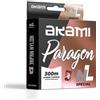 Akami PARAGON Japan Nylon - Monofilo Tecnologia Giapponese, Bassa Memoria, Alta Resistenza a Nodo e Abrasione - Indicato per la pesca, sia in acqua dolce che in mare (AMBER COPPER, 0.15 mm - 300 mt)