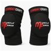 MuscleForge Gomitiere per MMA, Muay Thai, Kickboxing e BJJ Taglia L - Paragomiti con Schiuma EVA Anatomica, Tessuto Elastico Traspirante e Vestibilità Stabile - Coppia di Protezioni da Allenamento