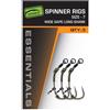Fox Spinner, rig con bordo lungo, misura 5, 3 pezzi (ccr198)