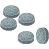 PATIKIL 12mm Dia Punta Stecca Biliardo, 5pz Punte per Stecche Biliardo, Punte Ricambio per Stecche Biliardo, Punte per Stecche Biliardo, Grigio