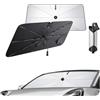 ECOZEN Ombrello Parasole Auto interno Ford Puma MK2 ST/ST-Line X 2020-2026 Schermo Copriparabrezza Schermo Raggi UV, Parasole pieghevole su misura Autoadesivo Parasole Pieghevole per Parabrezza