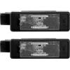 WEGOLD 6340F0 Lampade targa, 3200 K Luce targa di ricambio per Peugeot 207 CC 208 2008 308 3008 508 5008 Citroen C3 C4 C5, sostituire 6340G3 9682403680 9661480980