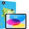 MoKo 2 Pezzi Pellicola Vetro Temperato Compatibile con iPad 11/10 Generazione 2025/2022, Durezza 9H Vetro Pellicola Protettiva Per Nuovo iPad 11/10.9, Anti Graffio,Trasparente
