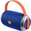 ELLENNE CASSA SPEAKER BLUETOOTH RICARICABILE 10W ALTOPARLANTE WIFI WATERPROOF RADIO TG112 (Blu)