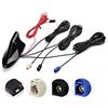 Eightwood Antenna Auto DAB/FM/GPS 3-in-1, Shark Fin Amplificata con Cavo 5m, Connettore Fakra per Autoradio Pioneer Kenwood Sony