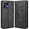 MOJIA Cover per Xiaomi 15T, PU Custodia Antiurto Resistente ai Graffi, Custodia Flip Portafoglio per Telefono con Supporto e Slot per Schede. Nero