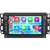 Hikity 4+64GB Autoradio per Chevrolet Aveo Captiva Epica Holden Daewoo Pontiac | Android 15 IPS Schermo Tattile da 7 Autoradio con CarPlay Senza Fili Android Auto Bluetooth Mirror Link Navi GPS EQ FM RDS