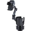 Elecphbo Portabicchieri per auto, 2 in 1, supporto per telefono cellulare da auto, rotazione a 360 gradi, espansore per Stanley 100-4 oz, bottiglie, tazze e telefono compatibile con iPhone Samsung