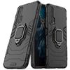 MaiJin LuluMain Compatibile con Honor 20 PRO Cover, Custodia Armor Anello Cavalletto (Funziona con Il Supporto Magnetico per Auto) Case Paraurti per Huawei Honor 20 PRO (Nero)