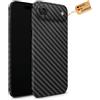 TF Skins Skin compatibile con iPhone 17 Air, pellicola protettiva protettiva protettiva completa a 360° con logo scollatura (nero carbonio)