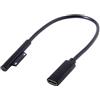 Cablecc Cavo di ricarica per laptop da CC 15 V tipo C femmina a Surface Pro3 Pro4 Pro5 Pro6 Book Pro