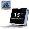 MEGOO Protezione privacy per Surface Laptop 6/5/4/3 15 pollici, anti-spia, antiriflesso, luce blu e blocco UV, tecnologia Nano magnetica, design rimovibile