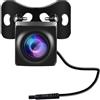 CAMECHO Telecamera posteriore Full HD 1080P Grand Angle IP68 per autoradio Android/CarPlay - Compatibile con schermo 4PIN AVIN, cavo da 15 m incluso