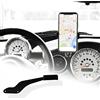 KUNGKIC Supporto per telefono auto Supporto regolabile per telefono auto compatibile con Mini Cooper R50 R52 R53 Accessori interni 360°Rotazione in lega di zinco ABS (clip)