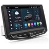 SWTNVIN - Autoradio 9 per Jeep Wrangler JK 2011 2012 2013 2014 2015 2016 2017, Android 14 GPS 1280x720P IPS QLED, CarPlay & Android Auto, 4G LTE/5G WiFi, DTS, Octa Core 4+6GB