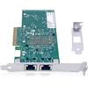 Elfcam® - Scheda di Rete 10Gb in 2x RJ45 per Intel X540-T2 - Chip X540, Adattatore LAN 10Gb PCI Express x8, Scheda NIC 10Gb per Windows Server, Windows 7/8/10, Linux