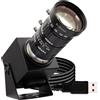 SVPRO Fotocamera USB 48MP con Obiettivo Zoom 5-50mm, Webcam Pro per Visione Industriale ad Alta Definizione 8000x6000 per Computer, Raspberry Pi