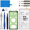 TOPGOBAT Batteria di ricambio per Samsung Galaxy S10, 4500 mAh, ad alta capacità, compatibile con Samsung Galaxy S10 modello (SM-G973F/U/W/X/N, SM-G973U1, SM-G9730, SCV41, SM-G973C) con kit di