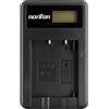 Norifon NP-85 LCD USB Caricatore per Fujifilm FinePix SL1000, SL240