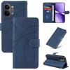 LACAE Cover a Libro per Xiaomi Poco X8 Pro Max - Custodia Flip PU Pelle con Porta Carte, Supporto, Magnetica Case (Blue)