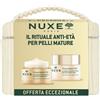 Nuxe Nuxuriance Gold Cofanetto viso antietà Crema Olio Giorno + Balsamo Notte, 2 x 50ml