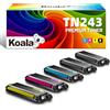 Koala TN247 Toner Compatibili Cartucce Toner Sostituzione per Brother TN-243CMYK TN247 TN243 für MFC-L3750CDW MFC-L3770CDW HL-3210CW HL-L3230CDW MFC-L3730CDW DCP-L3510CDW MFC-L3710CW (Pacco din 5)